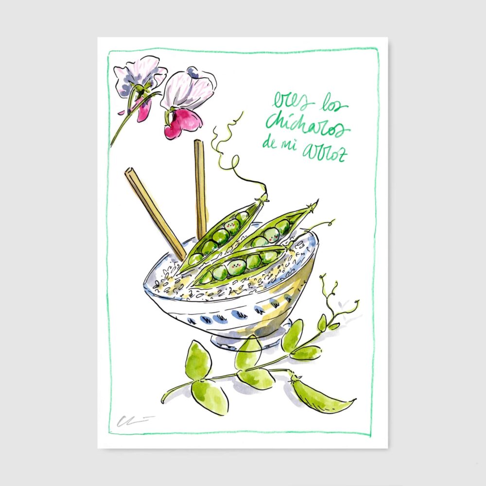 Ilustración: Eres los chícharos de mi arroz