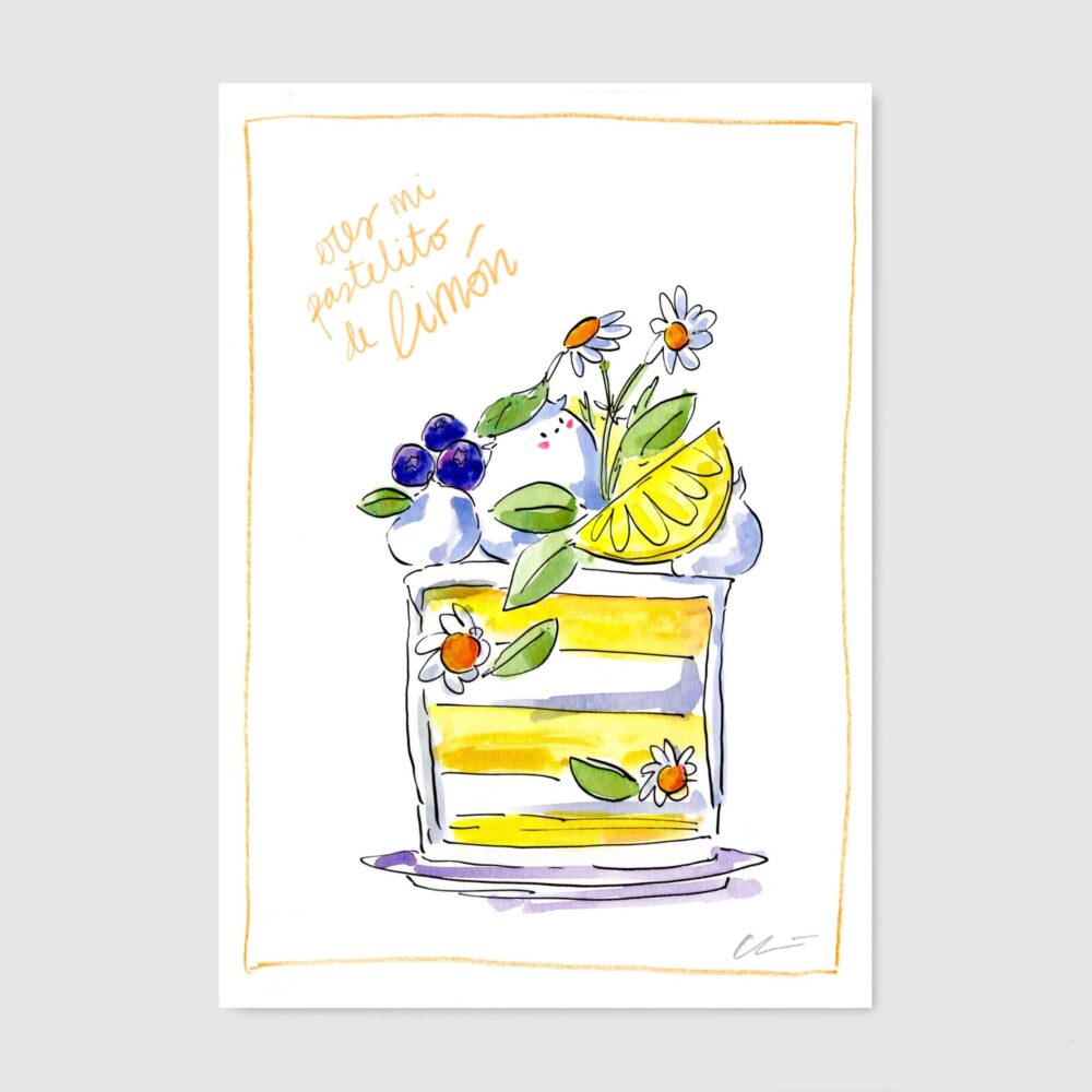 Ilustración: Eres mi pastelito de limón