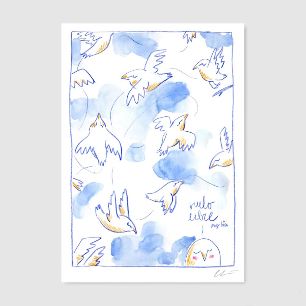 Ilustración: Vuelo libre